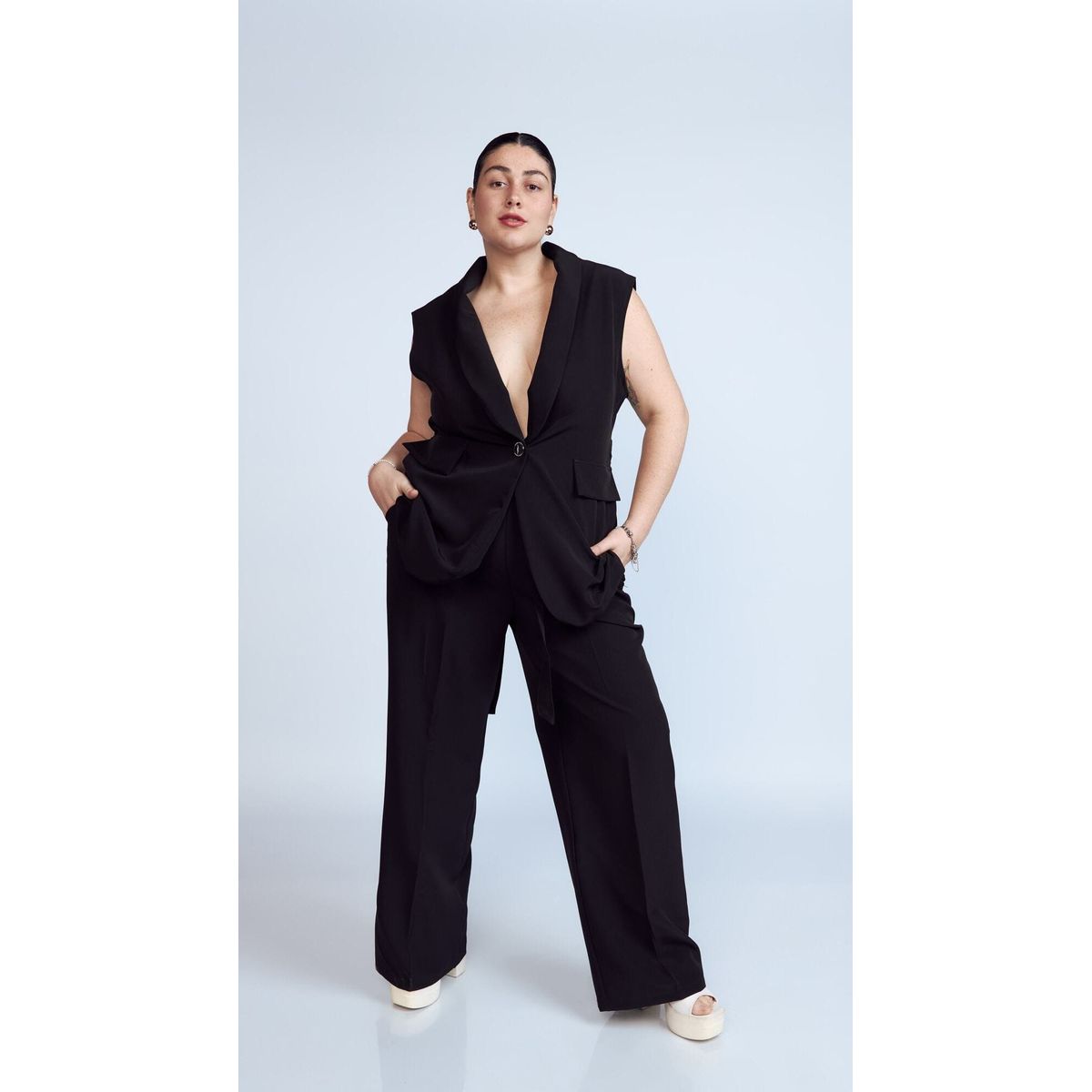 MISS LADY - Chaleco Anai color Negro