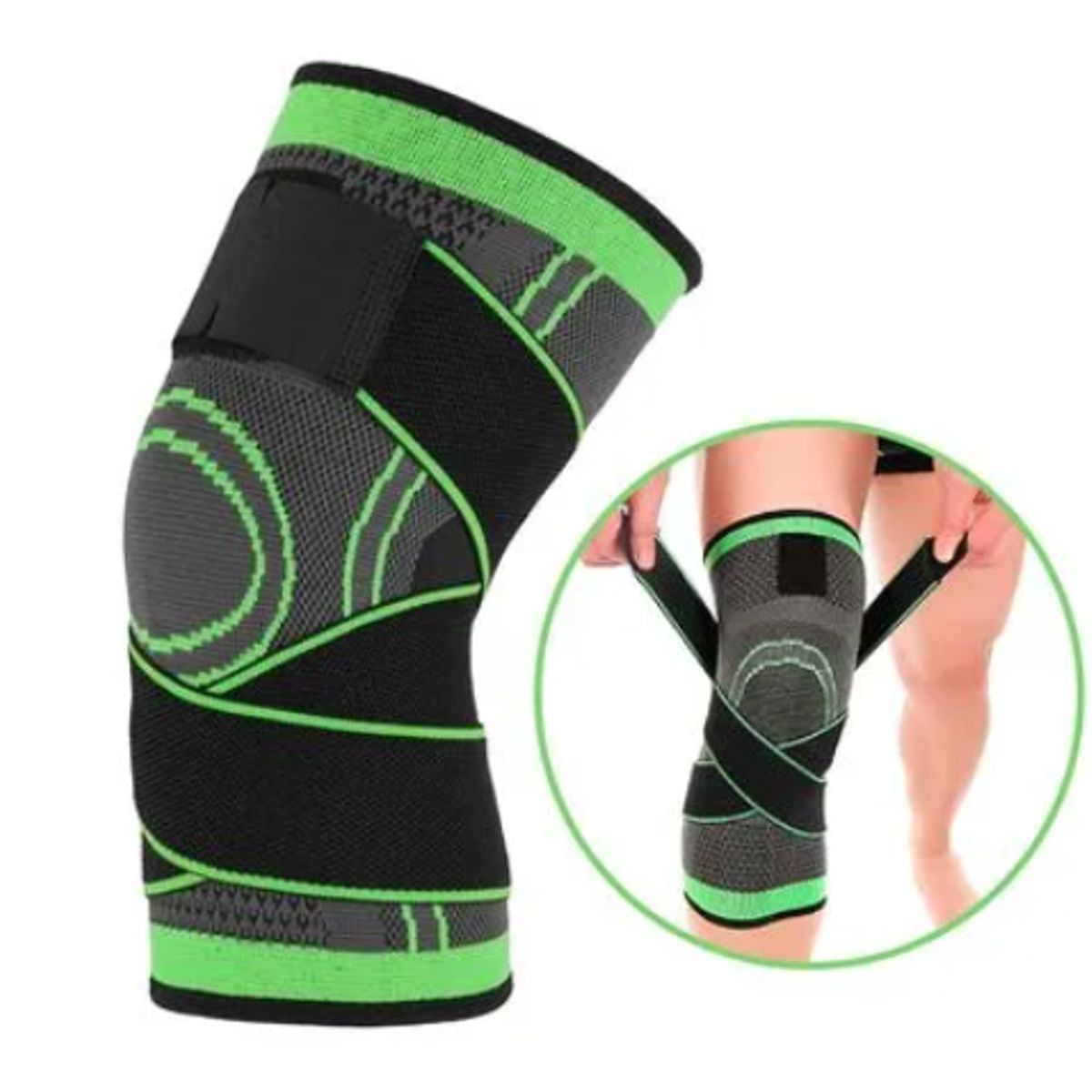 GENERICO - RODILLERA DEPORTIVA COMPRESION TALLA UNICA