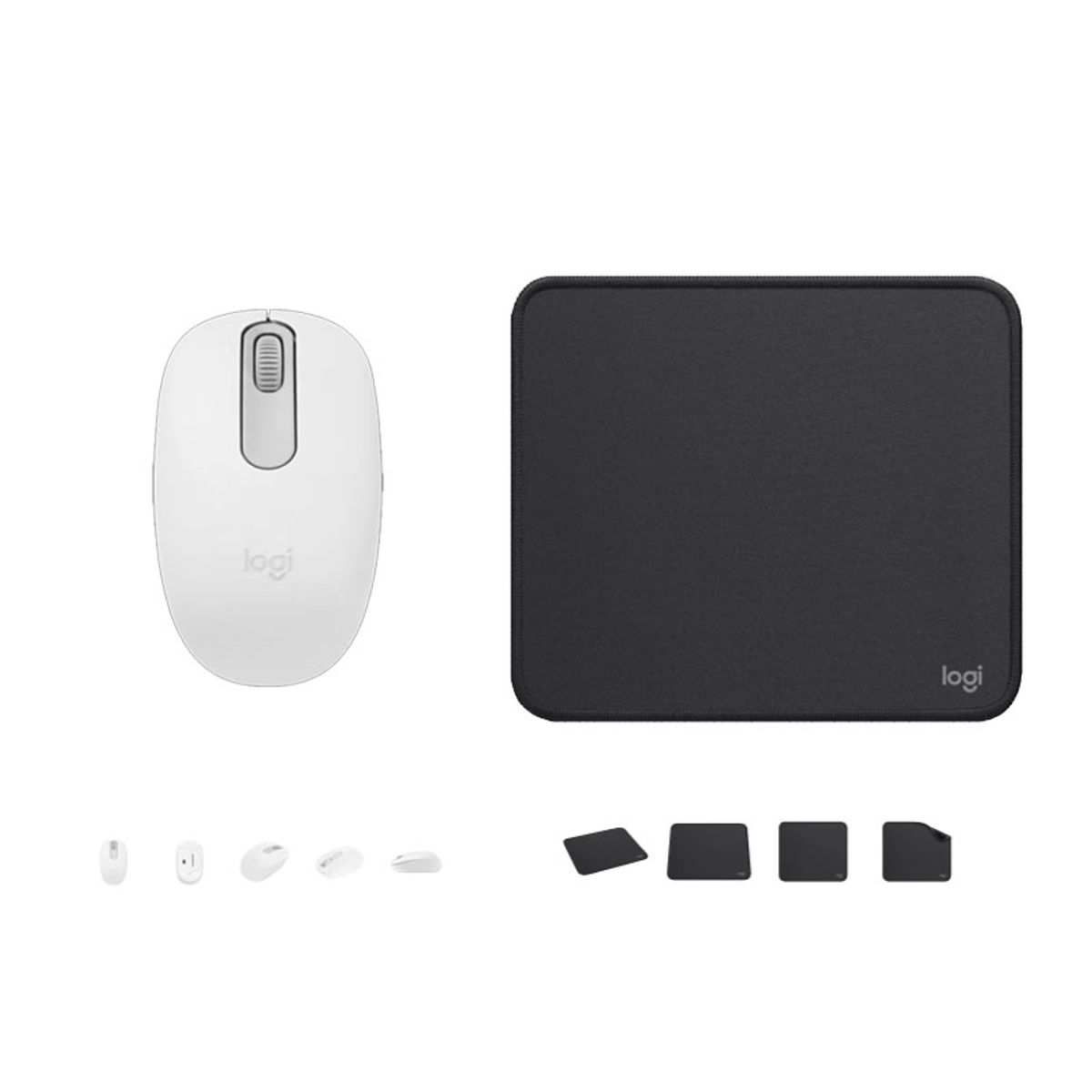 LOGITECH - KIT LOGITECH DE MOUSE M196 Y PAD MOUSE