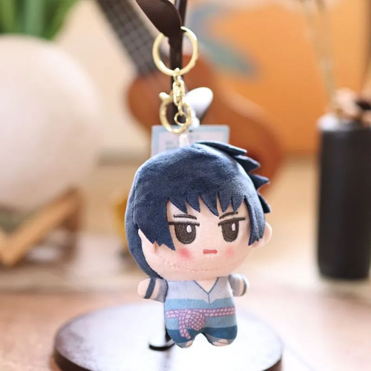 GENERICO - Llavero Peluche Sasuke Uchiha Kawaii 12 cm