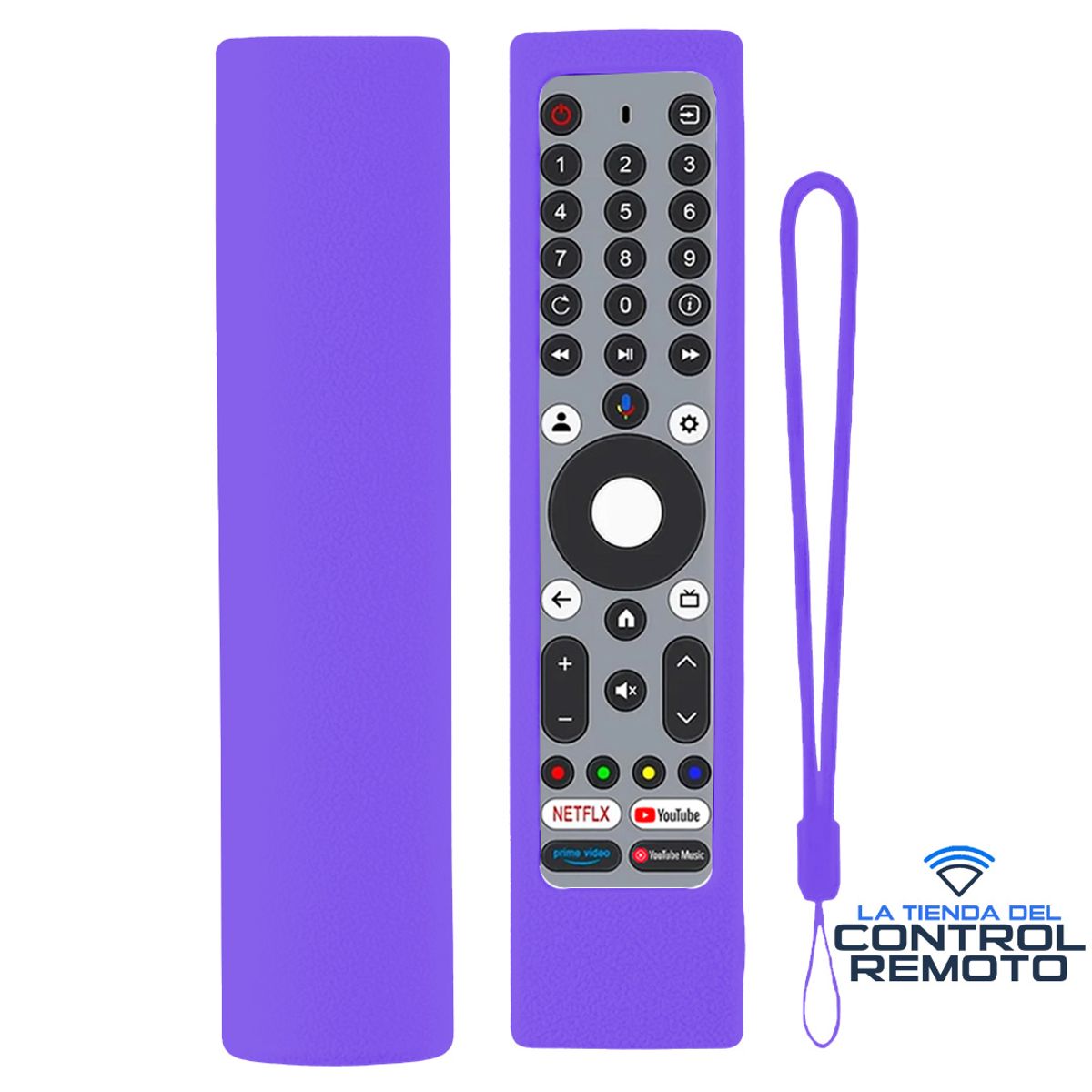 GENERICO - Fundas Protector para Control JVC RM-C3295  C3293 - Color Morado