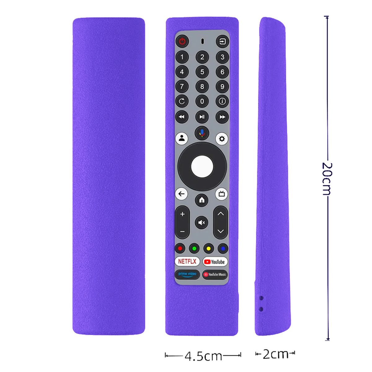 GENERICO - Fundas Protector para Control JVC RM-C3295  C3293 - Color Morado