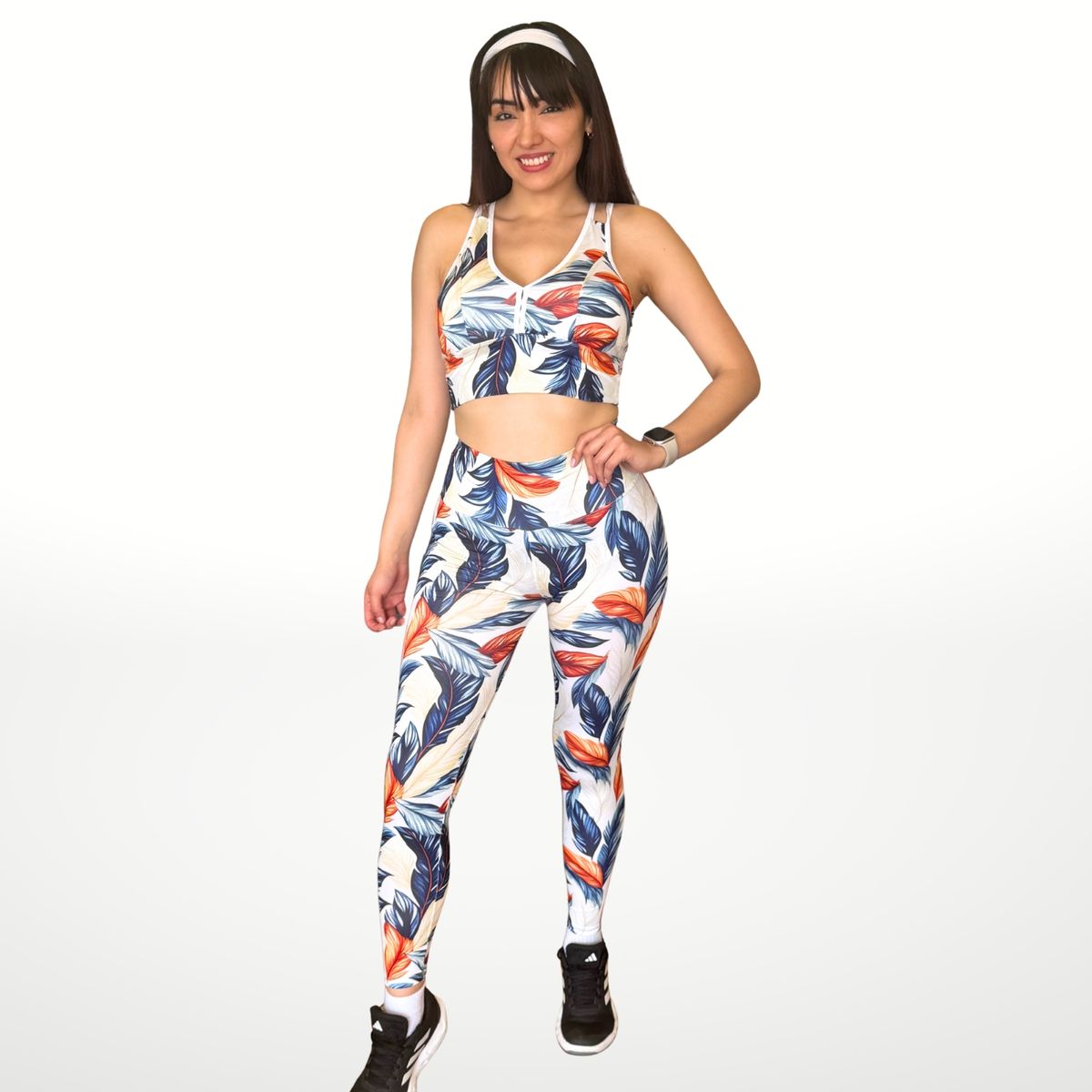 WAKE IT - Conjunto deportivo sublimado PLUMAS (Legging +  Top)