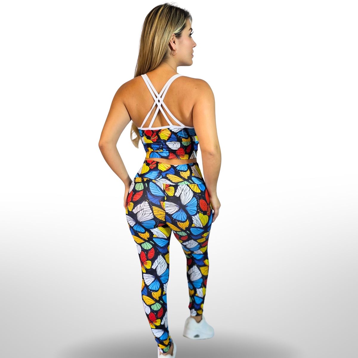 WAKE IT - Conjunto deportivo sublimado MARIPOSAS (Legging +  Top)