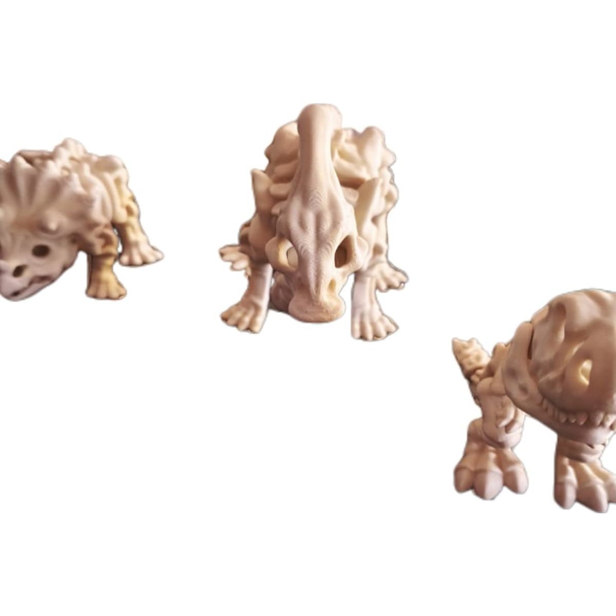 GENERICO - Esqueletos de Dinosaurios  Articulados  (pack de 6 Figuras Coleccionables)