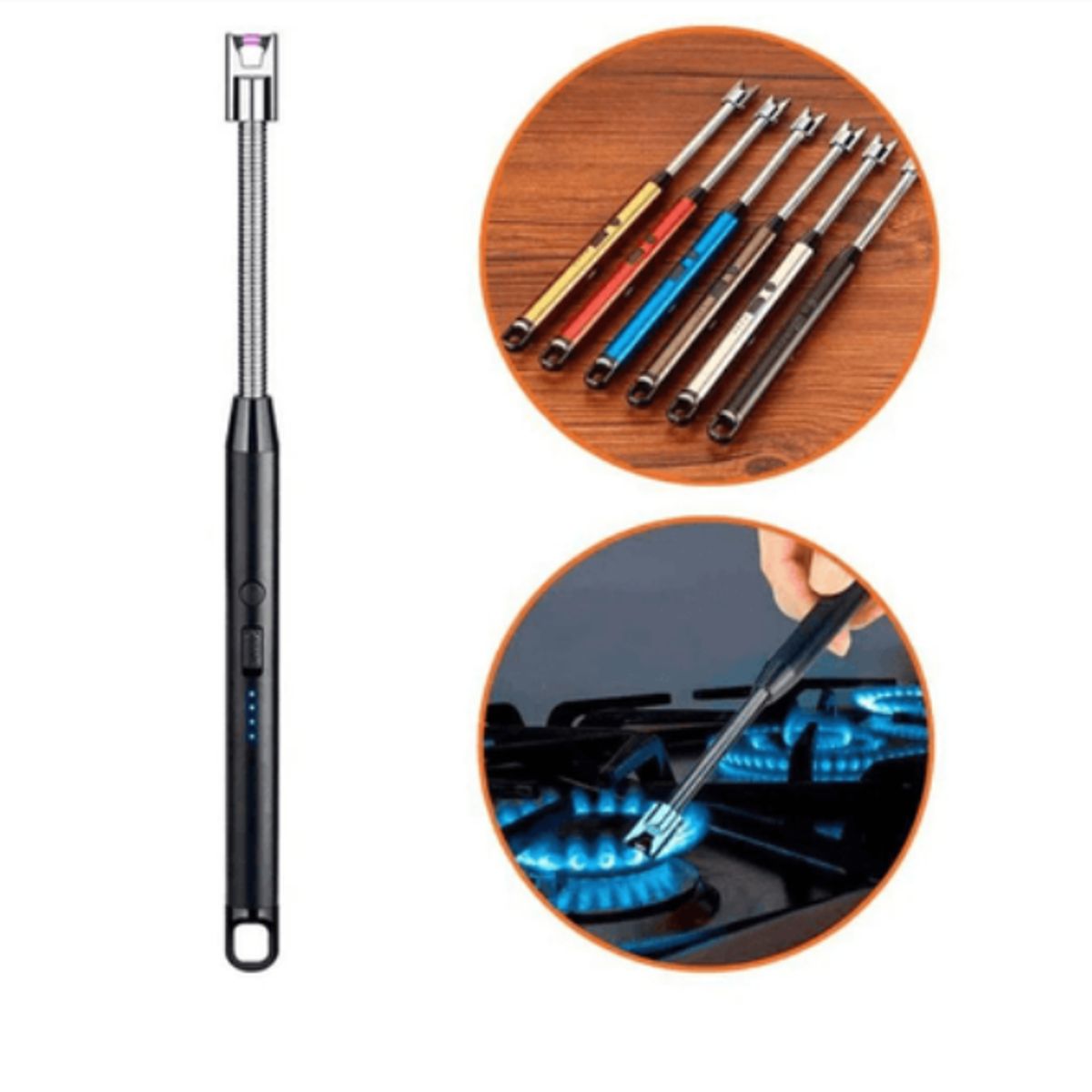 GENERICO - ENCENDEDOR ELECTRICO CON CARGA USB