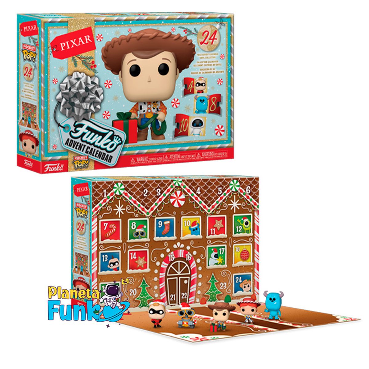 FUNKO - DISNEY PIXAR CALENDARIO DE ADVIENTO FUNKO POP