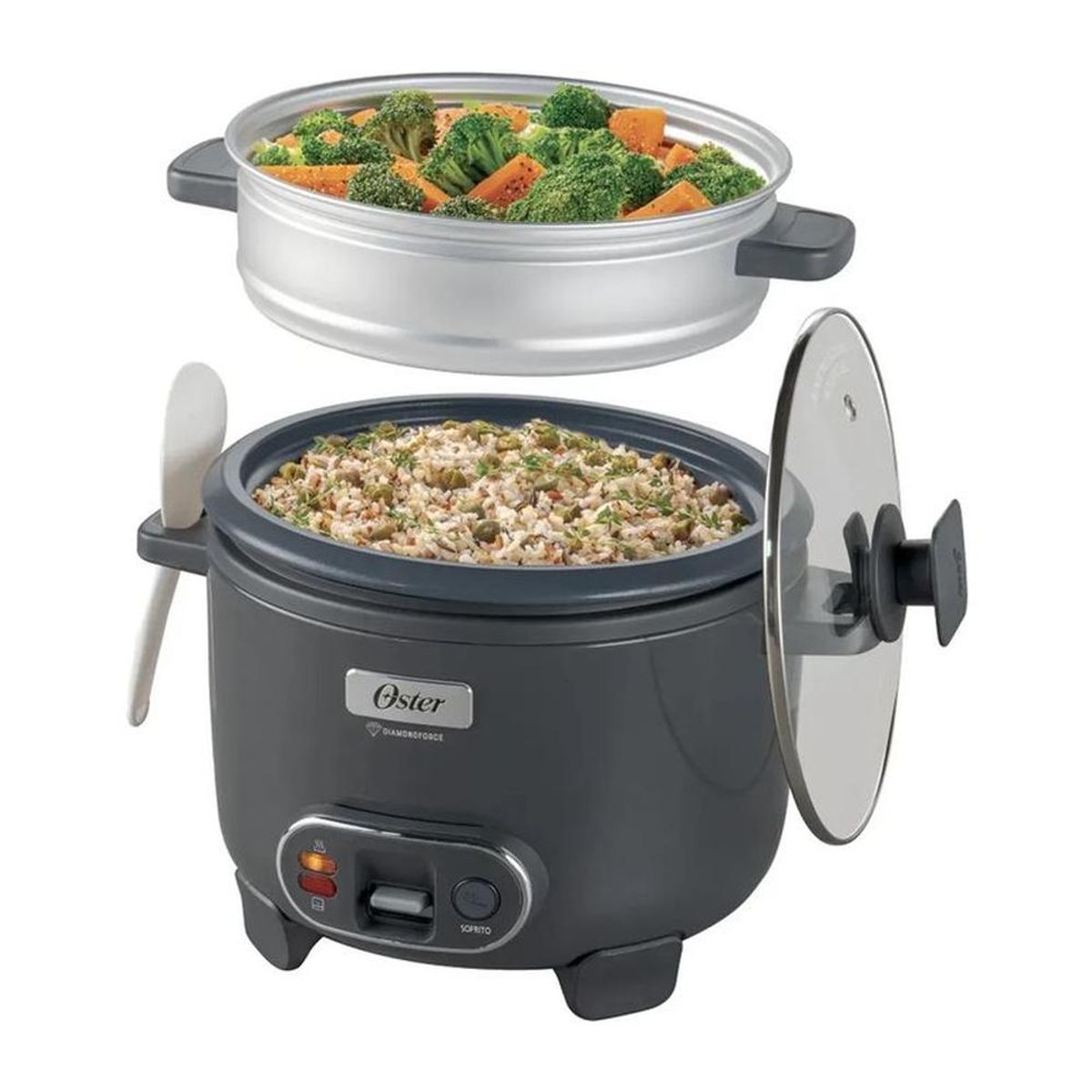 OSTER - Olla Arrocera de 10 Tazas DiamondForce Oster CKSTRC10DFSKE