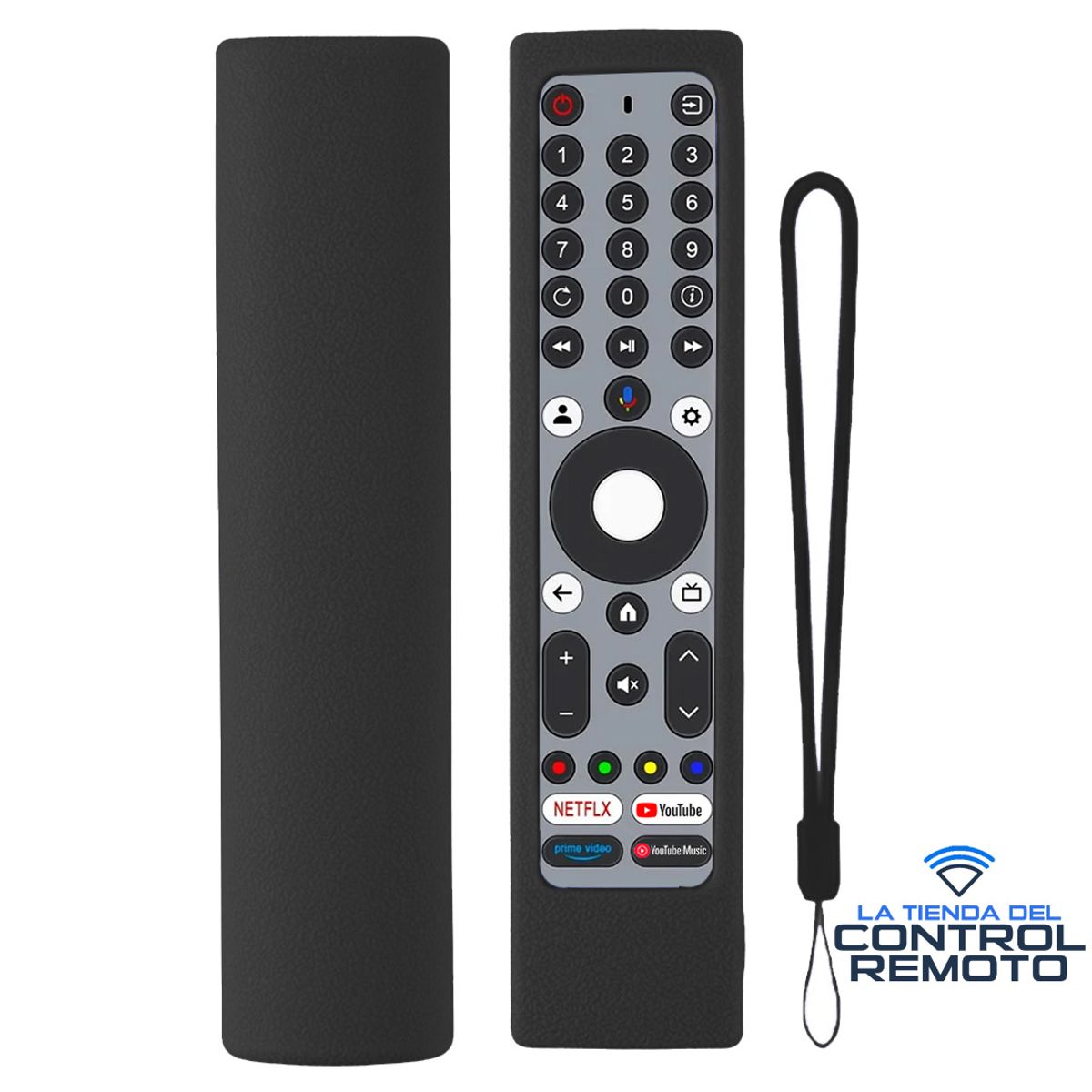 GENERICO - Fundas Protector para Control JVC RM-C3295  C3293 - Color Negro