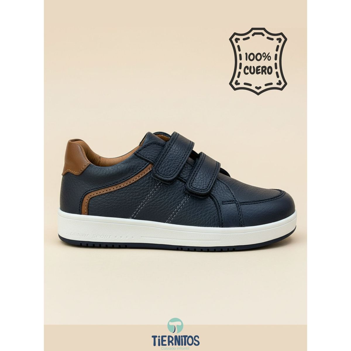 TIERNITOS - Zapatilla de Niño Cuero