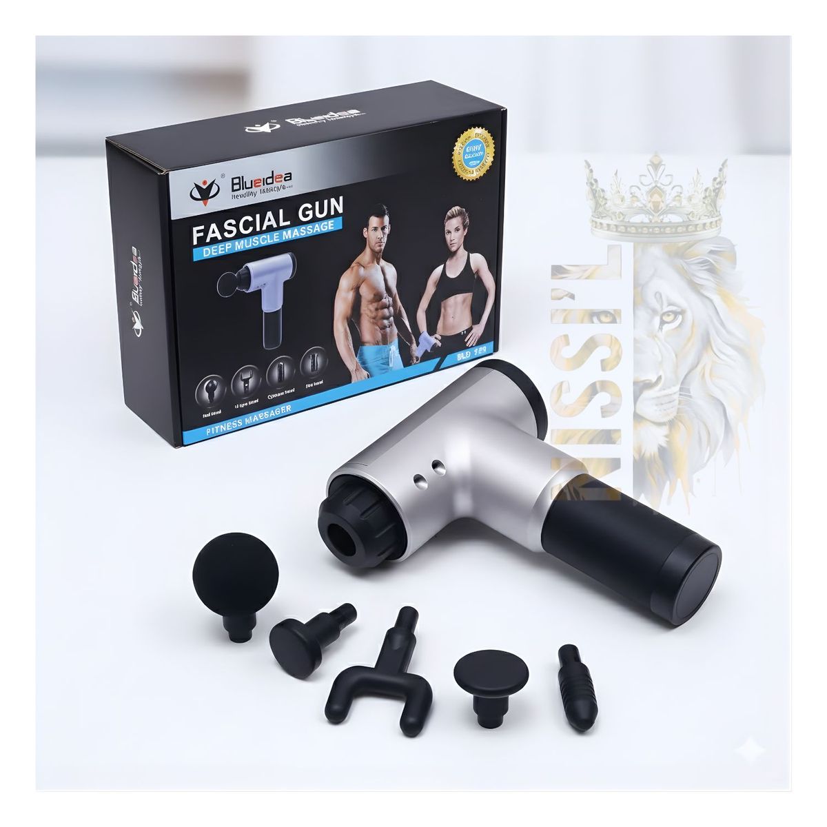 OEM - PISTOLA MASAJEADOR PORTATIL FACIAL GUN TERAPIA ALIVIO MUSCULAR