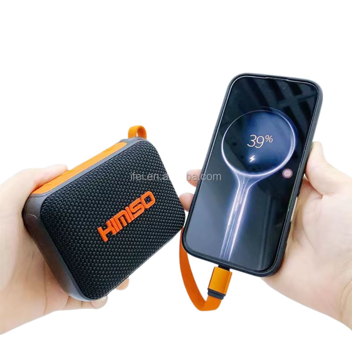 KMS - Kimiso-Altavoz inalámbrico portátil inteligente con batería portátil