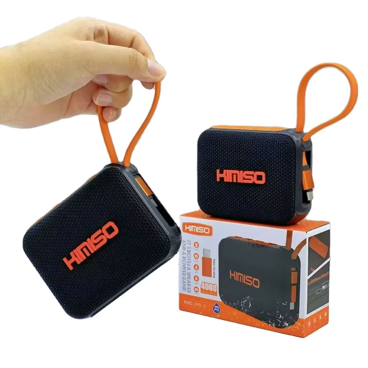 KMS - Kimiso- parlante inalámbrico portátil inteligente con batería portátil
