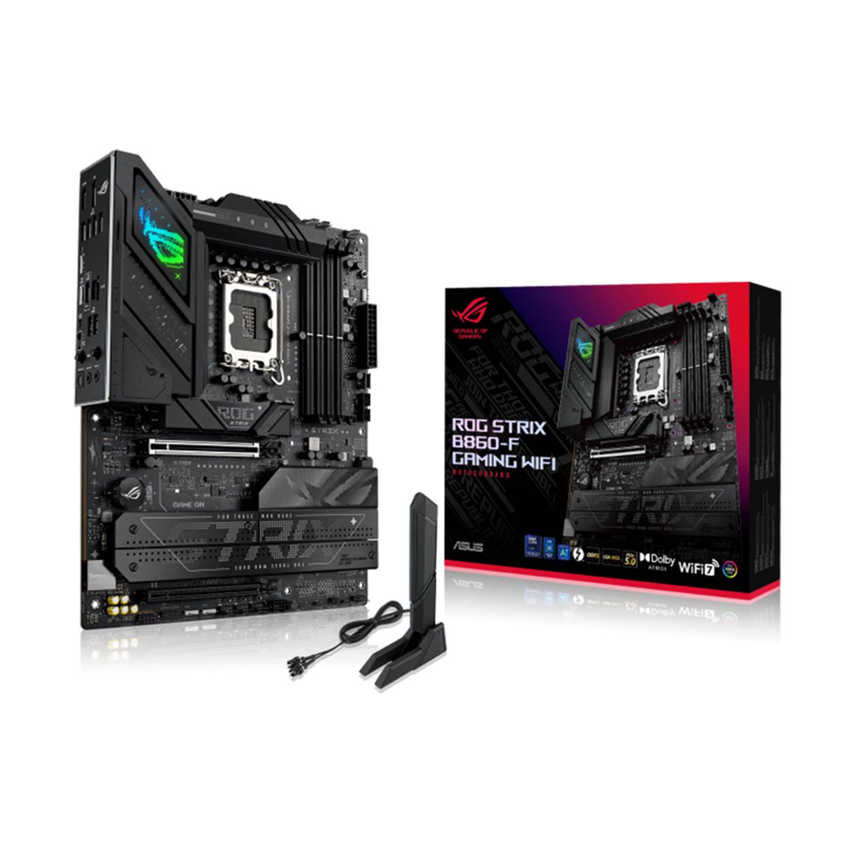 ASUS - Asus Rog Strix B860-F Gaming Motherboard Atx Con Wifi, Chipset Intel B860 Y Conectividad H