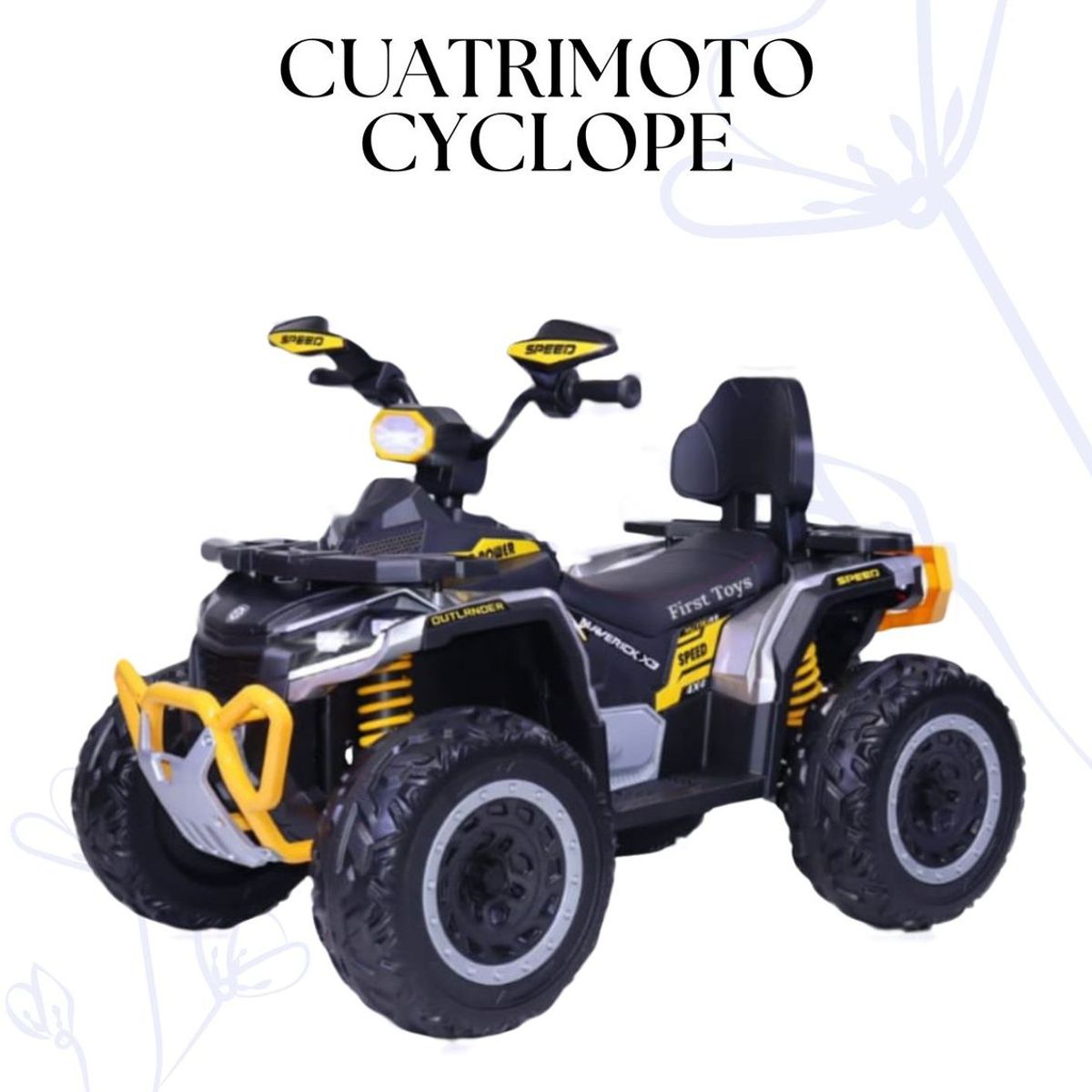 GENERICO - Cuatrimoto Cyclope Amarillo