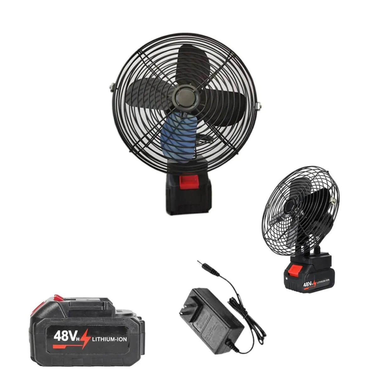 GENERICO - Ventilador Portátil Recargable Con 1 Batería