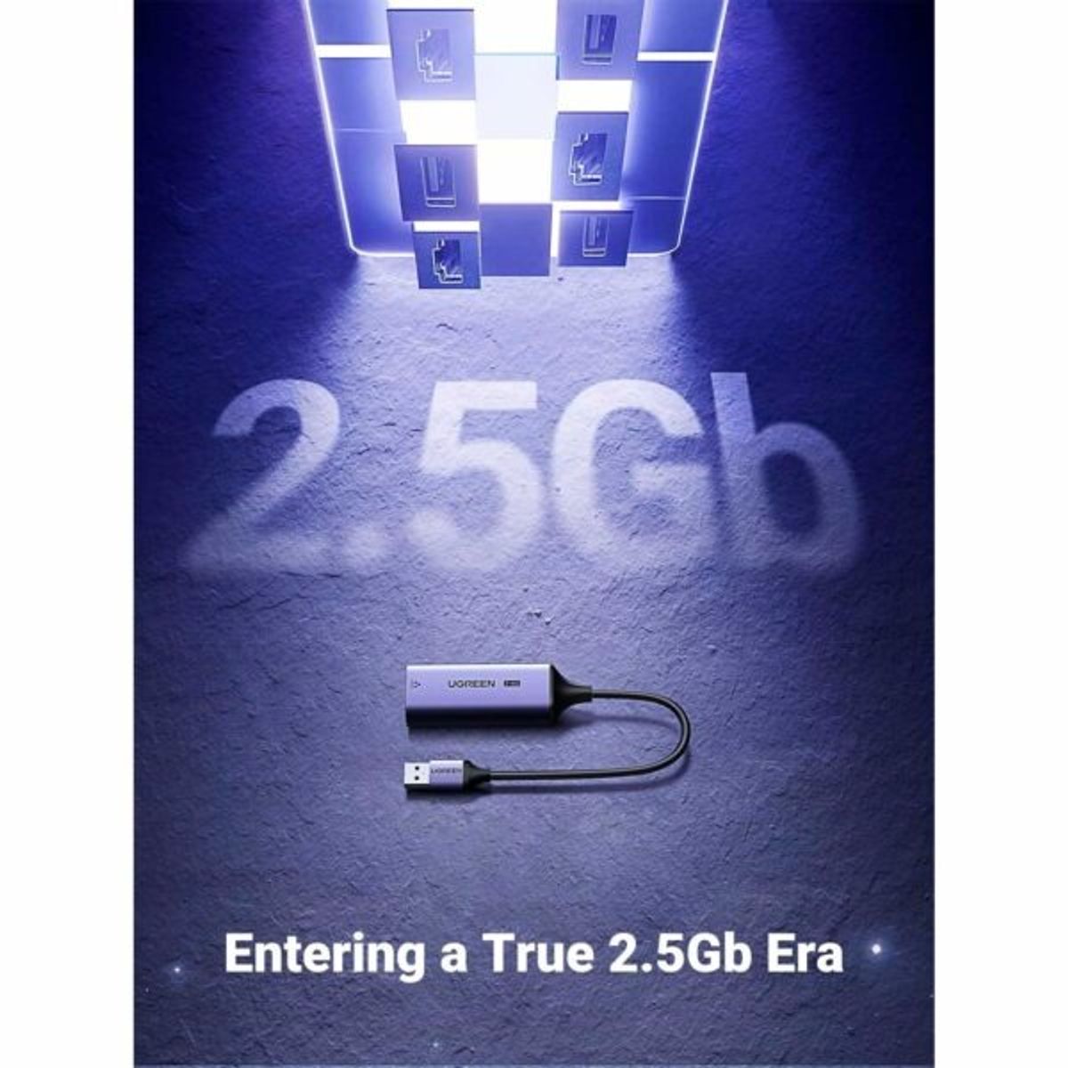 UGREEN - UGREEN ADAPTADOR USB A RJ45 2.5 GB NEGRO CM648-25051