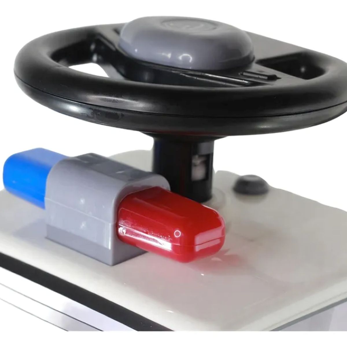 BABY HAPPY - Carrito Montable Correpasillos Policial Con Bluetooth y musical