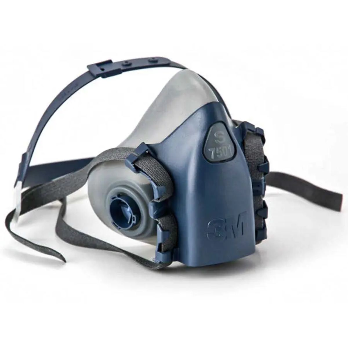 3M - RESPIRADOR MEDIA CARA  7501 TALLA SMALL DE SILICONA