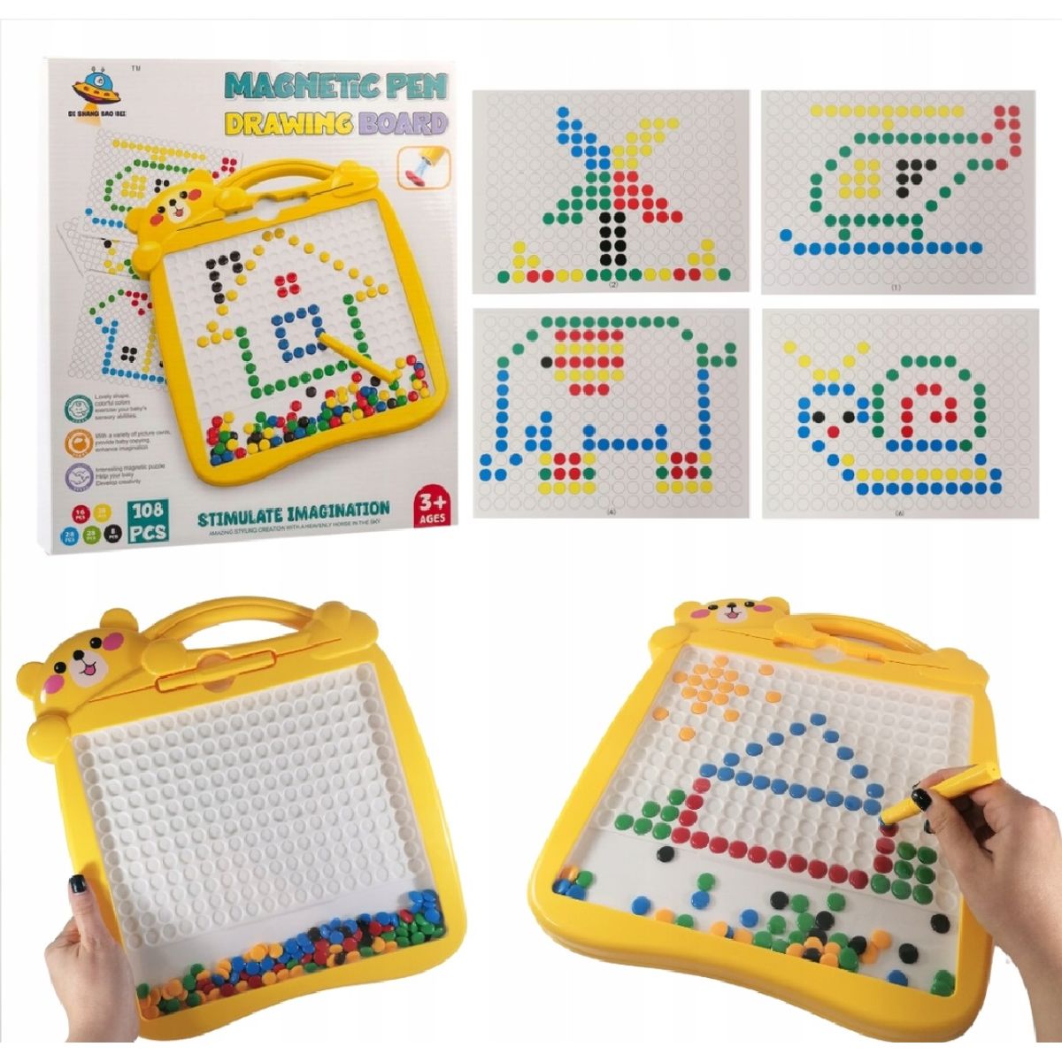 GENERICO - MOSAICO MAGNÉTICO CON ASA TRANSPORTABLE