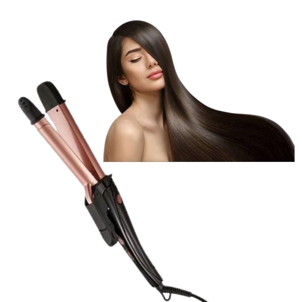 GENERICO - Rizador Planchador  2 en 1 Raff