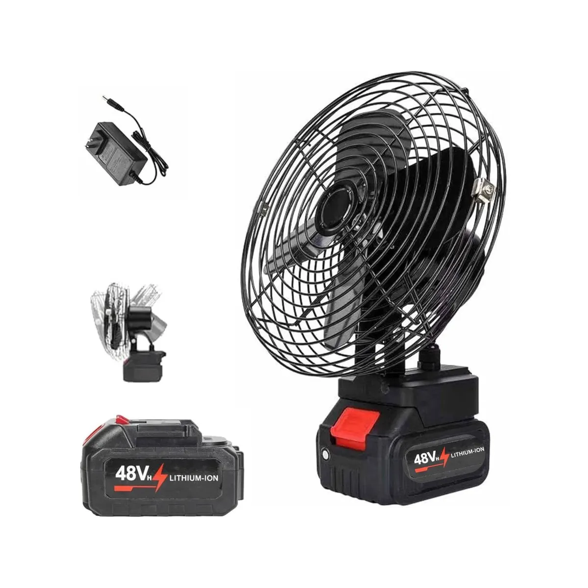 GENERICO - Ventilador Con Bateria  Portatil Recargable