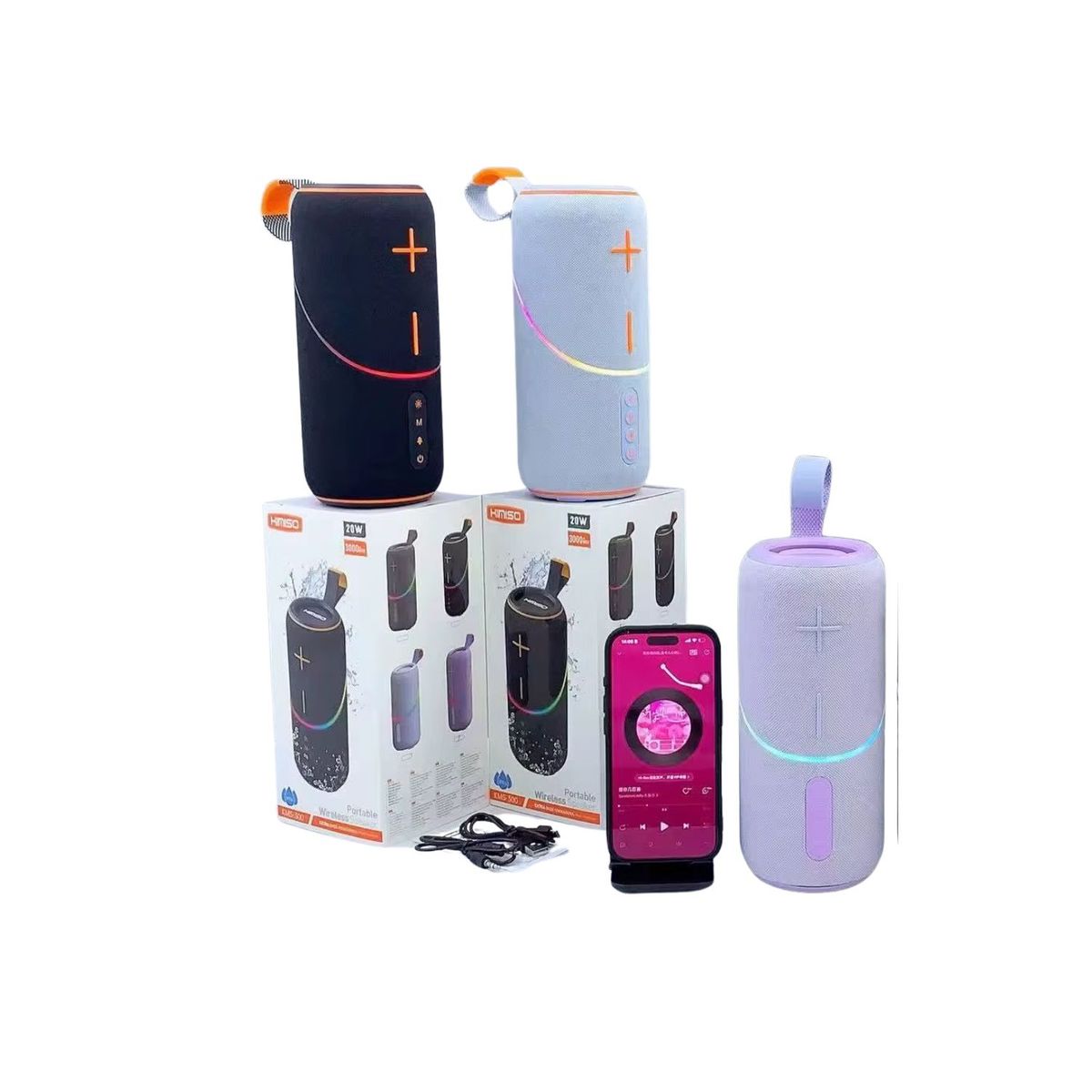 GENERICO - Parlante Bluetooth Portátil Kimisu