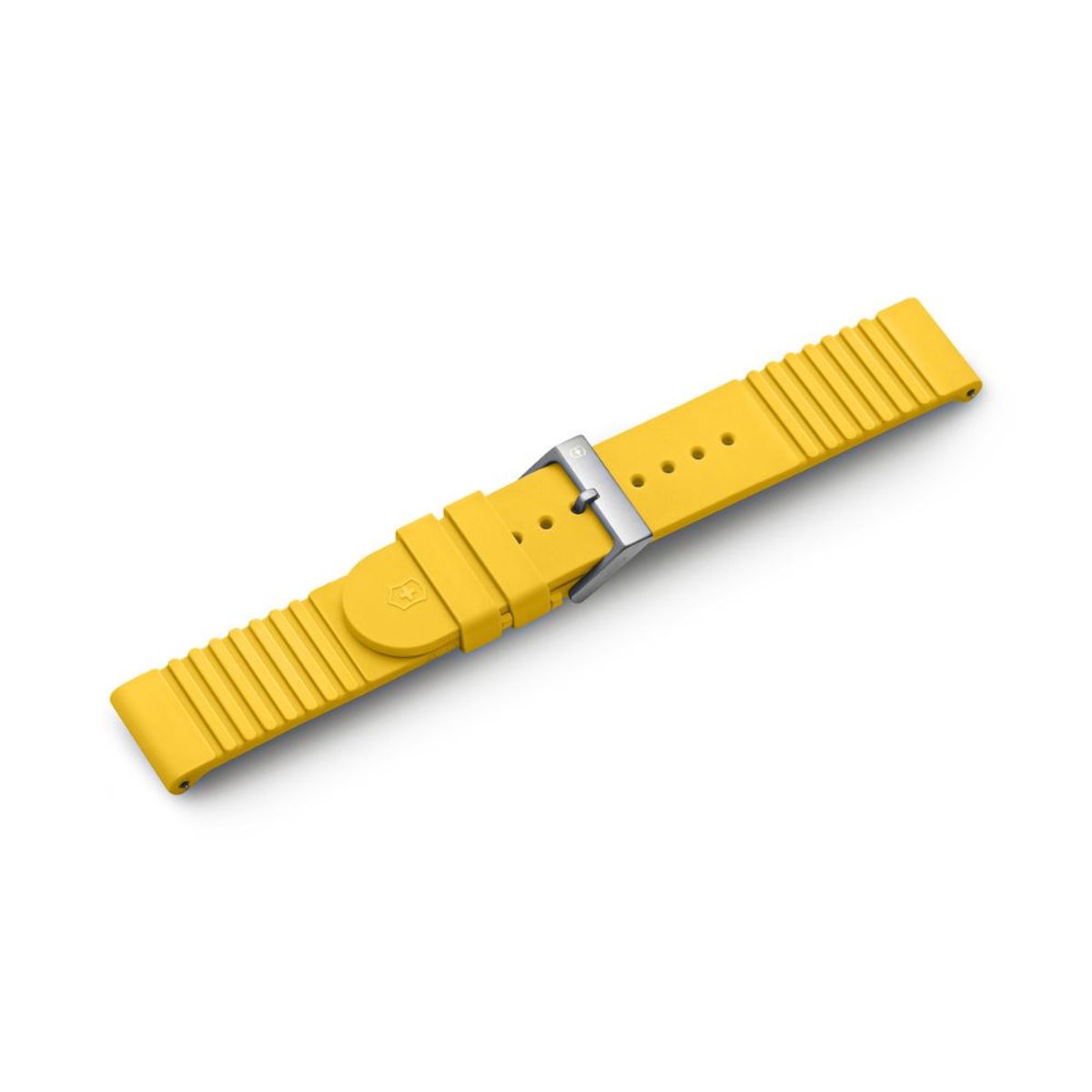 VICTORINOX - Correa de Caucho D1 para Reloj Amarillo Victorinox