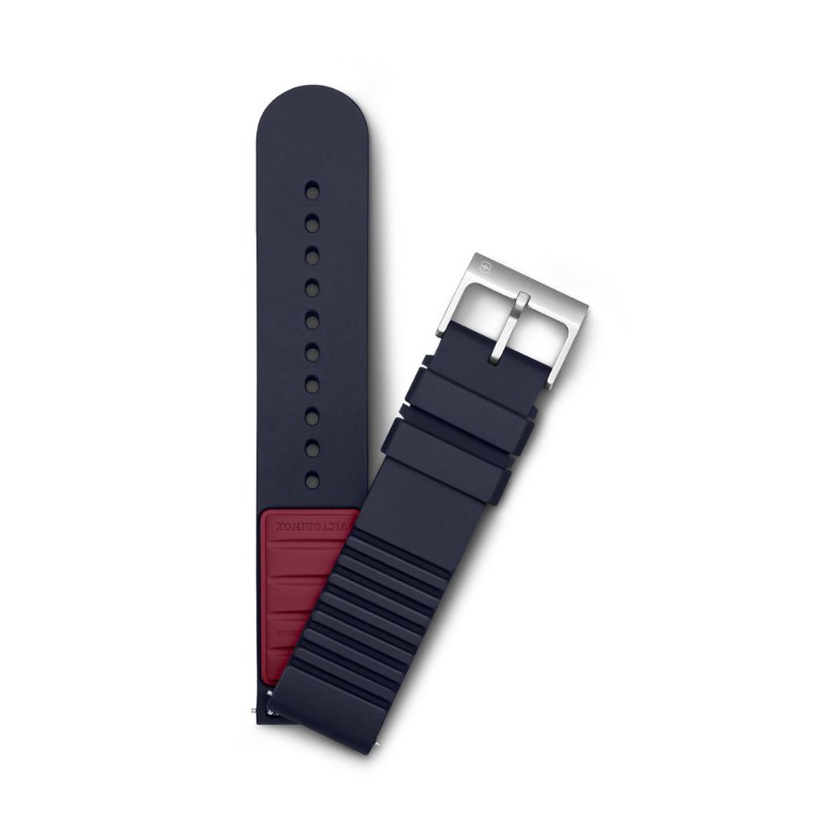 VICTORINOX - Correa de Caucho D1 para Reloj Azul Victorinox