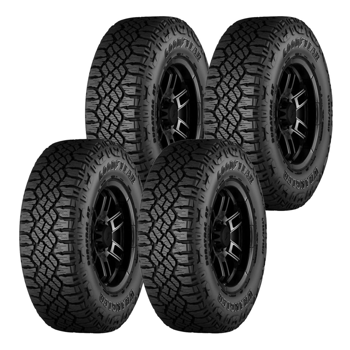 GOODYEAR - Kit 4 Llanta 24575R16 120116S Wrangler Duratrac RT Goodyear