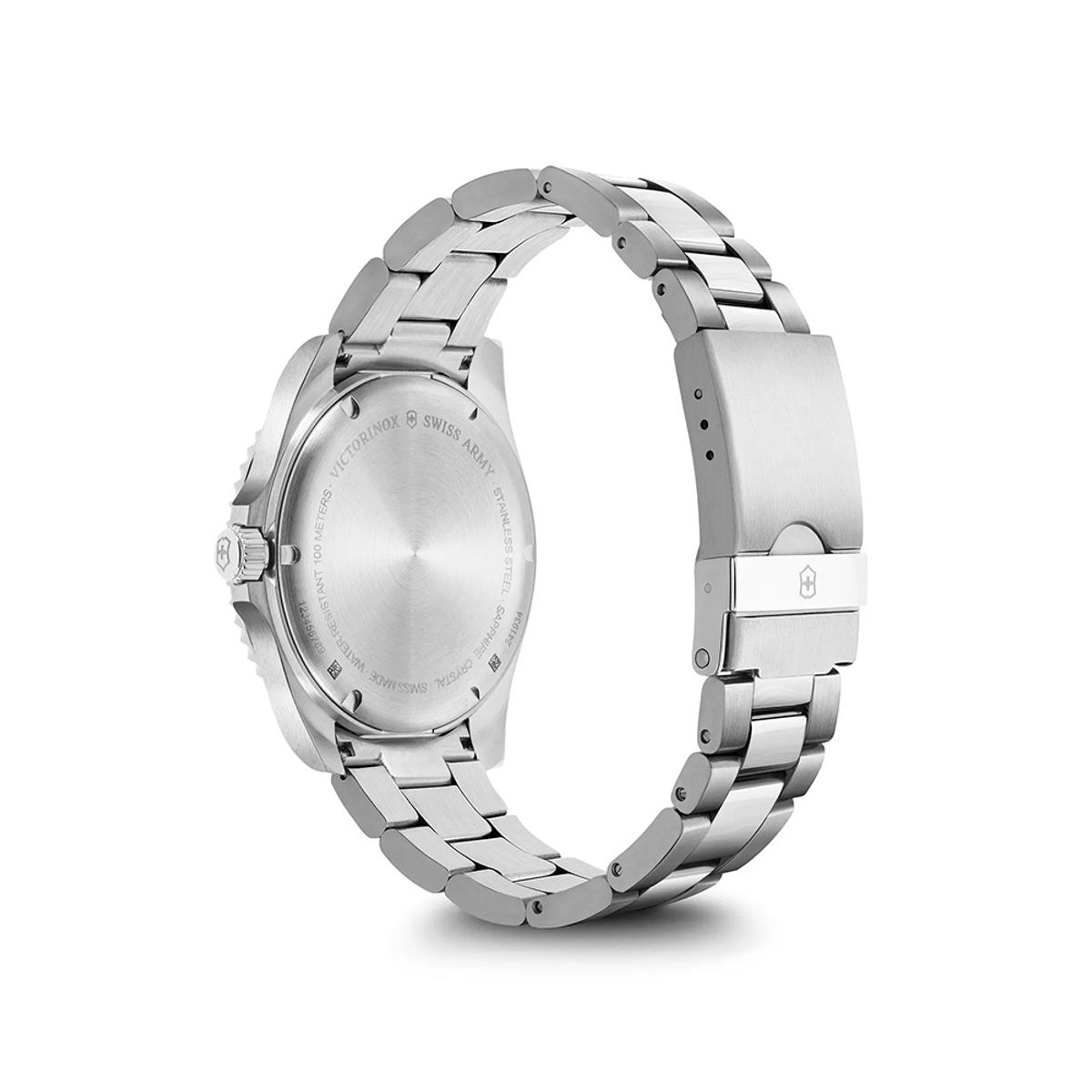 VICTORINOX - Reloj Maverick correa de acero inoxidable dial verde Victorinox