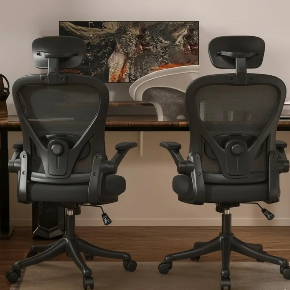 GENERICO - Sillas Pack x2 Ergonomicas Oficina Gamer Escritorio Ajustable Elegante