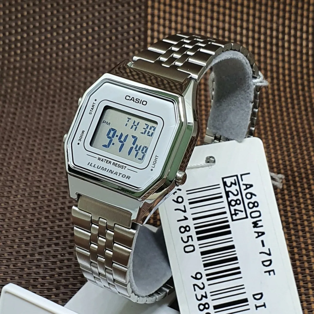 CASIO - LA680WA-7DF - RELOJ CASIO PARA MUJER VINTAGE PLATEADO - CAS-154
