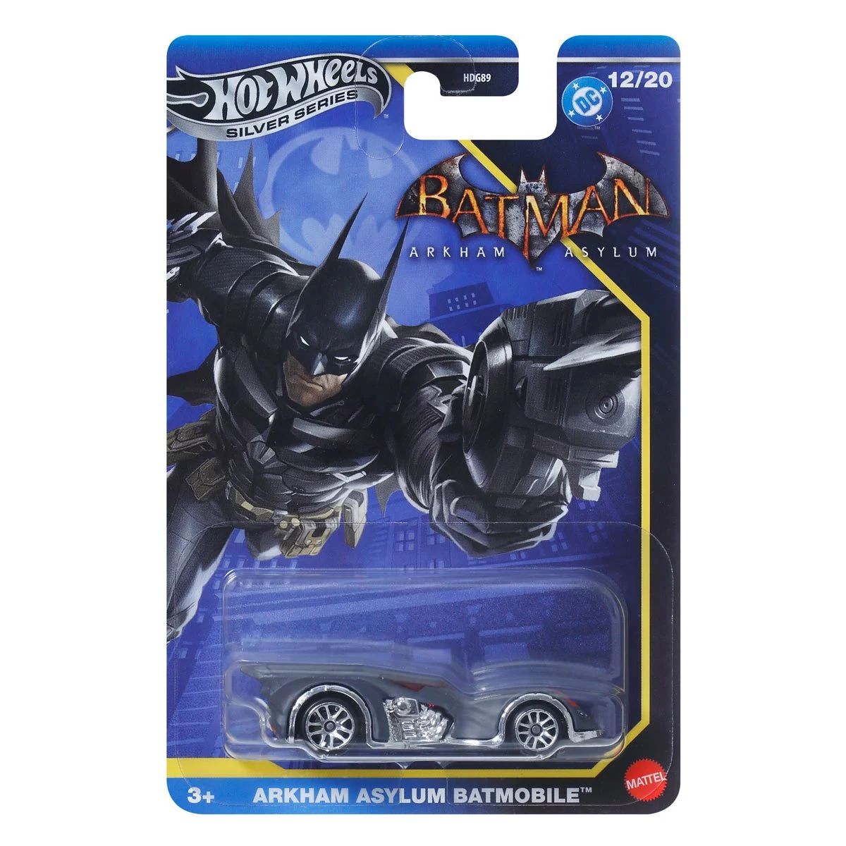HOT WHEELS - Hot Wheels Batman Arkham Asylum Batmobile auto DC Batimóvil