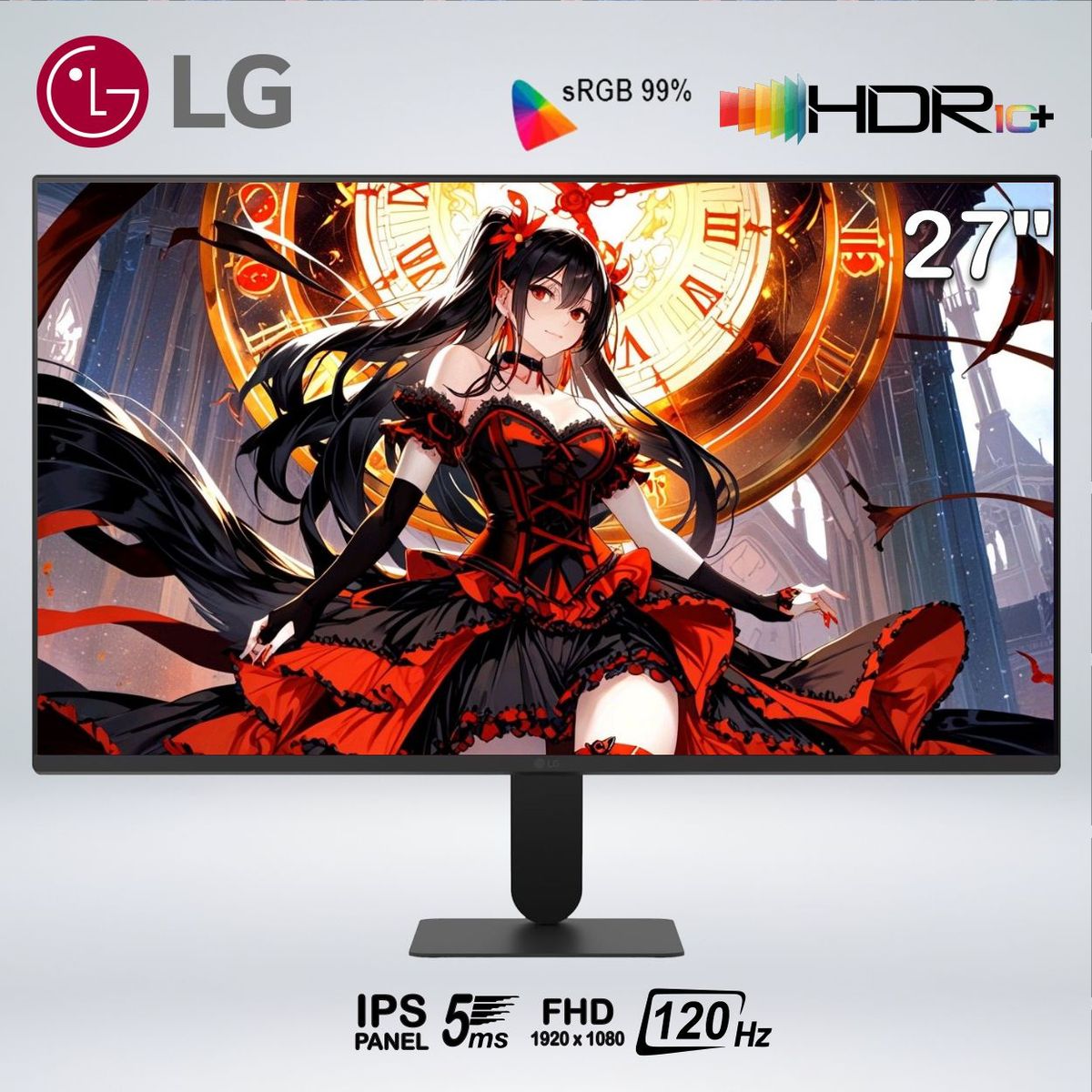 LG - MONITOR LG 27U411A-B FULL HD 27 " IPS 120hz 5ms HDR10 RESOLUTION+