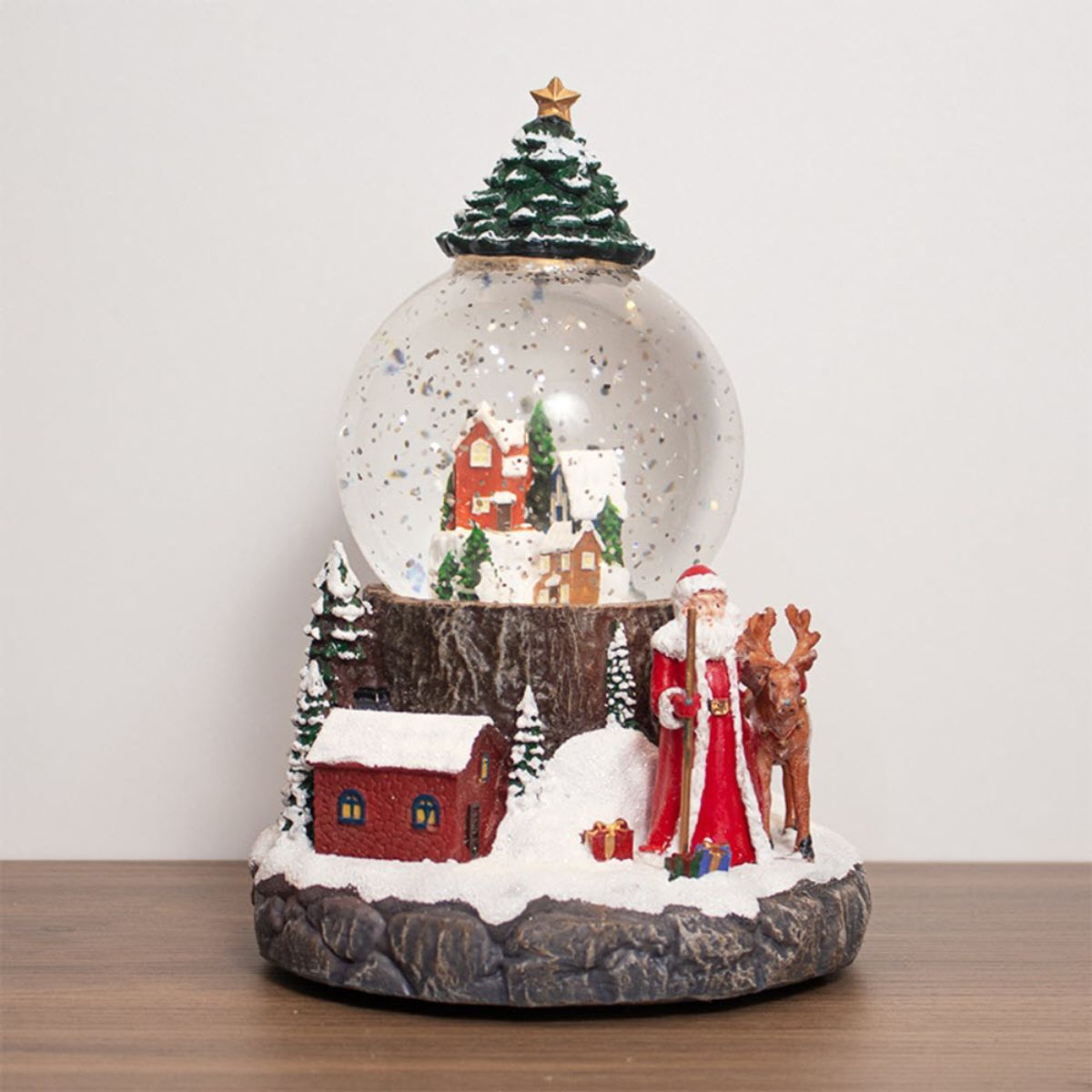 PANORAMA HOGAR - VILLA EN ESFERA MUSICAL LED