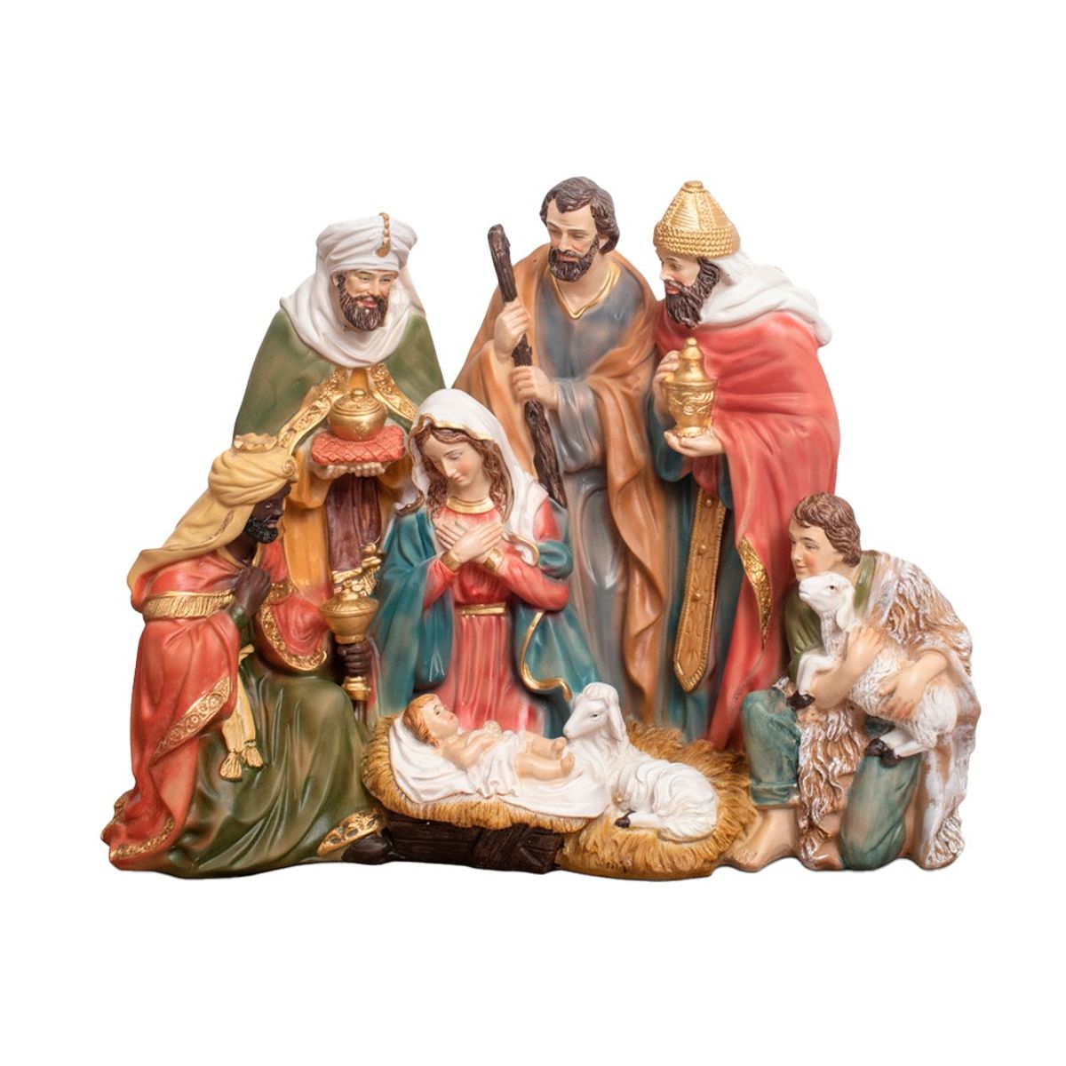 PANORAMA HOGAR - NACIMIENTO DECORATIVO POLIRESINA 20CM