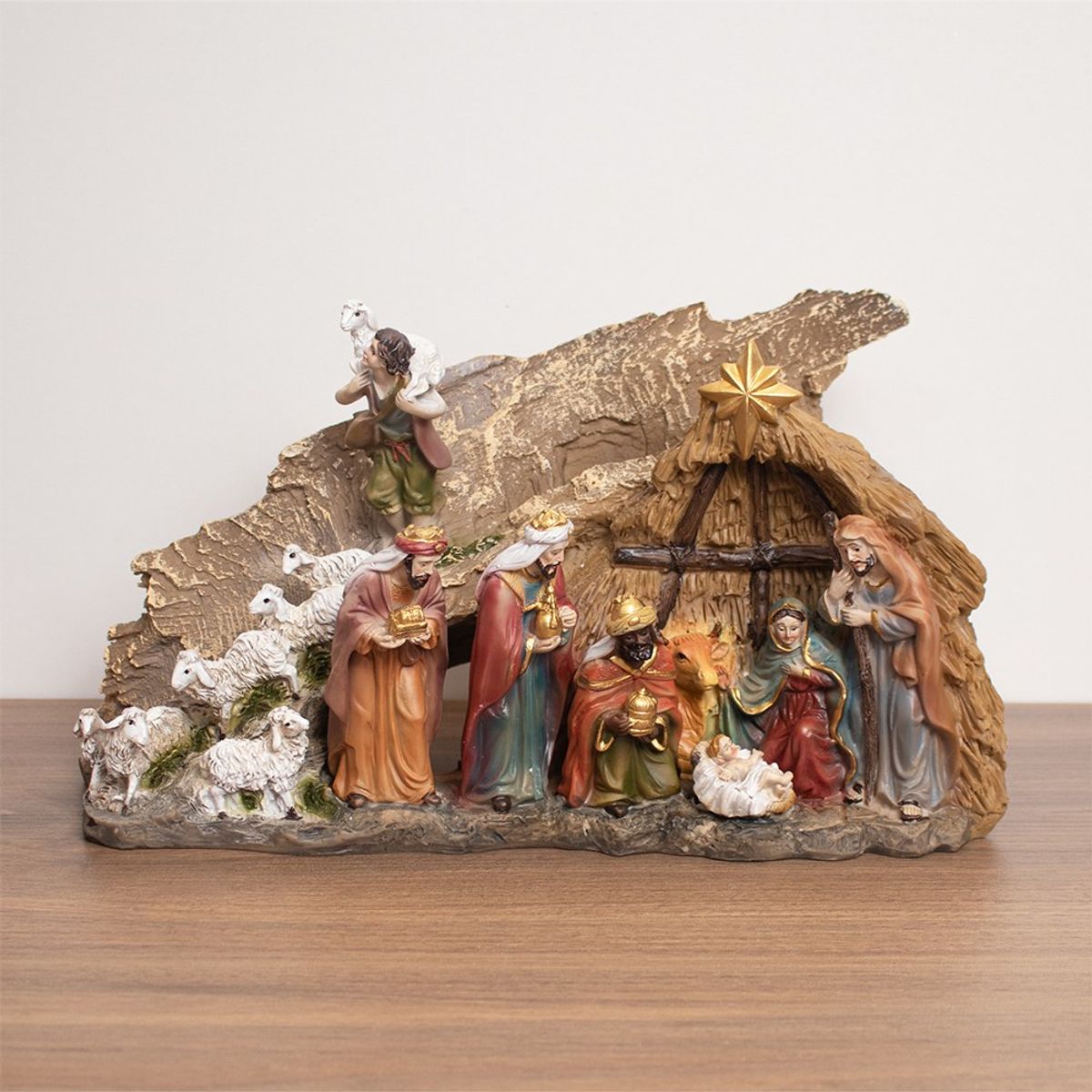 PANORAMA HOGAR - NACIMIENTO CON ESTABLO 20CM