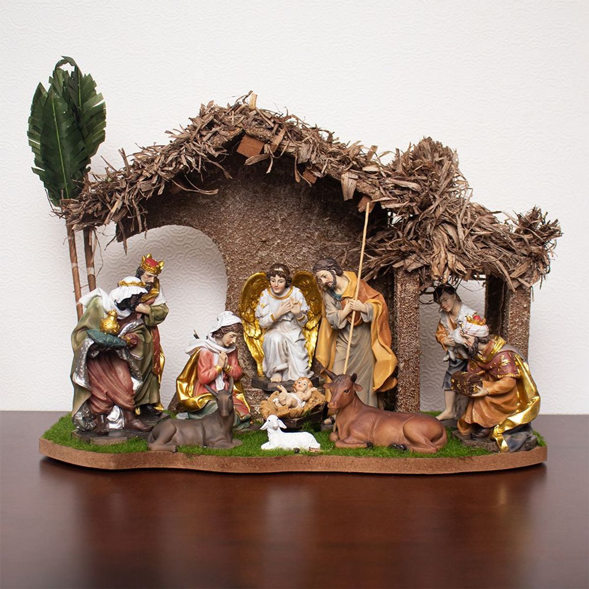 PANORAMA HOGAR - NACIMIENTO CON ESTABLO 30CM