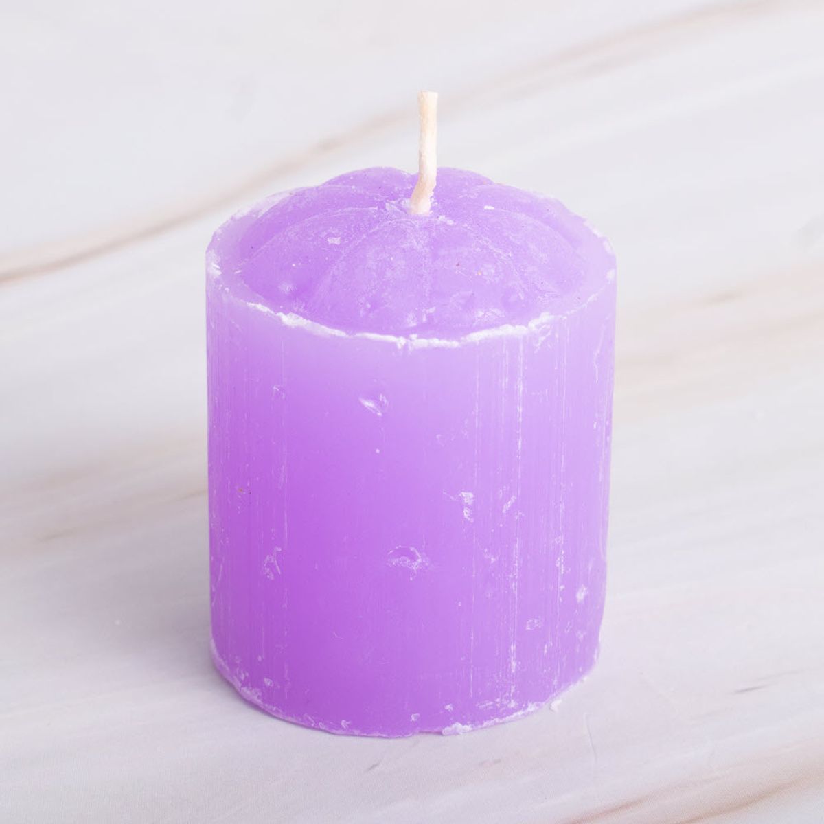 PANORAMA HOGAR - SETX6 VELAS DE CERA MORADA