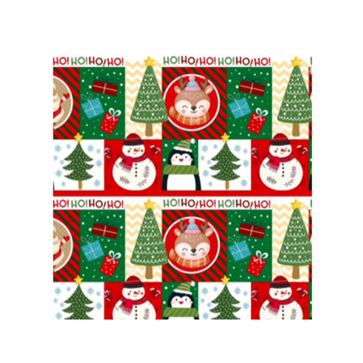 GENERICO - ROLLO PAPEL DE REGALO ROLLO 120 MT X 100MT NAVIDAD MUÑECO DE NIEVE