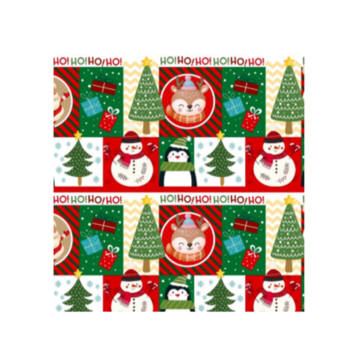 GENERICO - ROLLO PAPEL DE REGALO ROLLO 120 MT X 100MT NAVIDAD MUÑECO DE NIEVE
