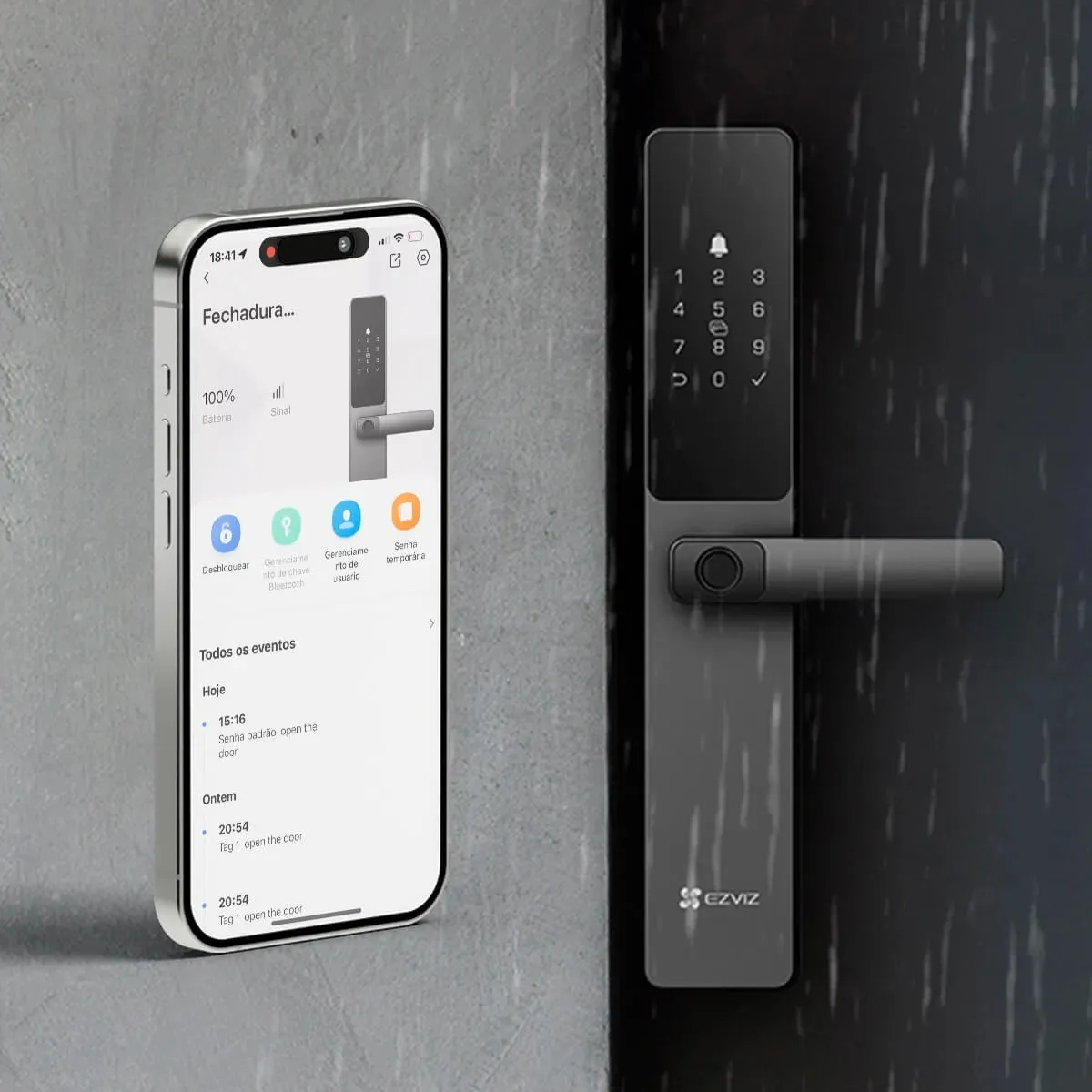 EZVIZ - EZVIZ CS-DL05 CERRADURA INTELIGENTE CON HUELLA DACTILAR