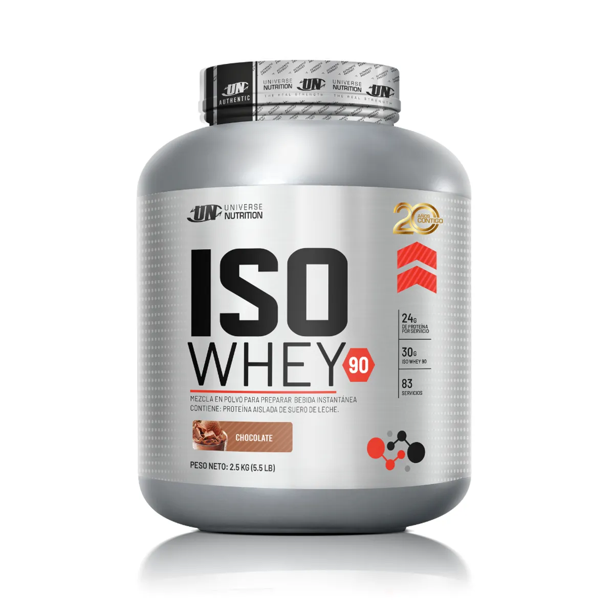 UNIVERSE NUTRITION - PROTEÍNA ISO WHEY 25KG CHOCOLATE + PORTAPROTEINA