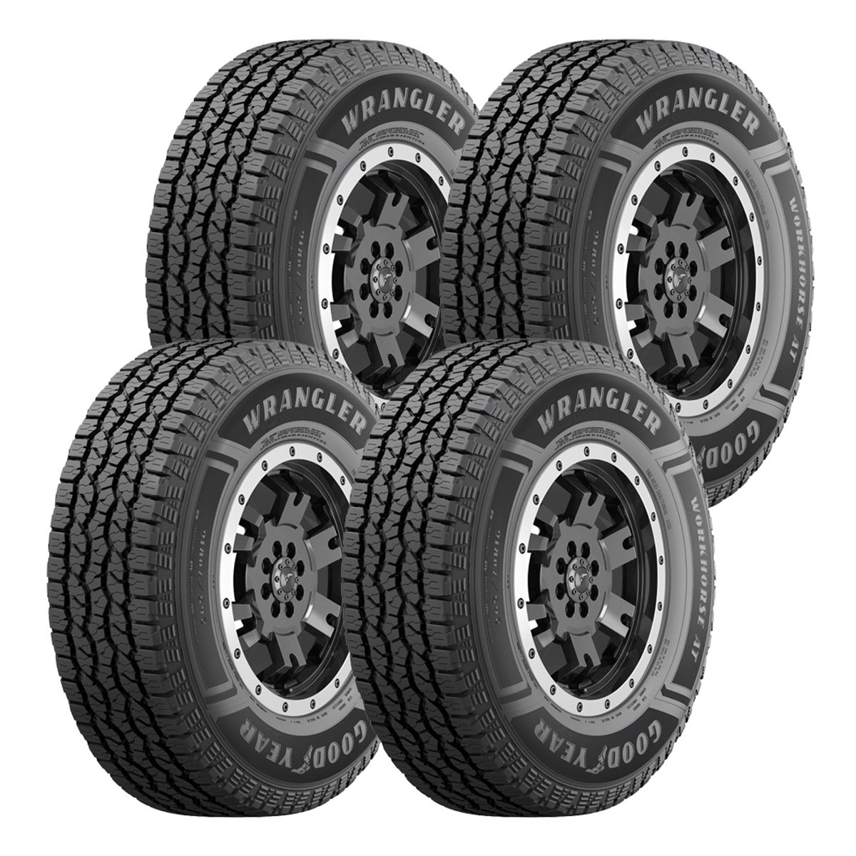 GOODYEAR - Kit 4 Llanta 26570R16 112T Wrangler WorkHorse AT Goodyear