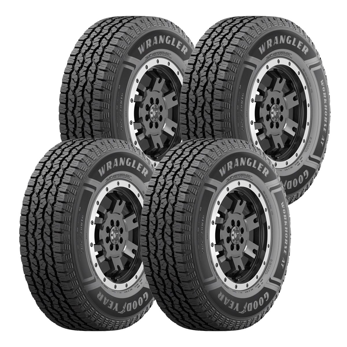 GOODYEAR - Kit 4 Llanta 26560R18 110H Wrangler WorkHorse AT Goodyear
