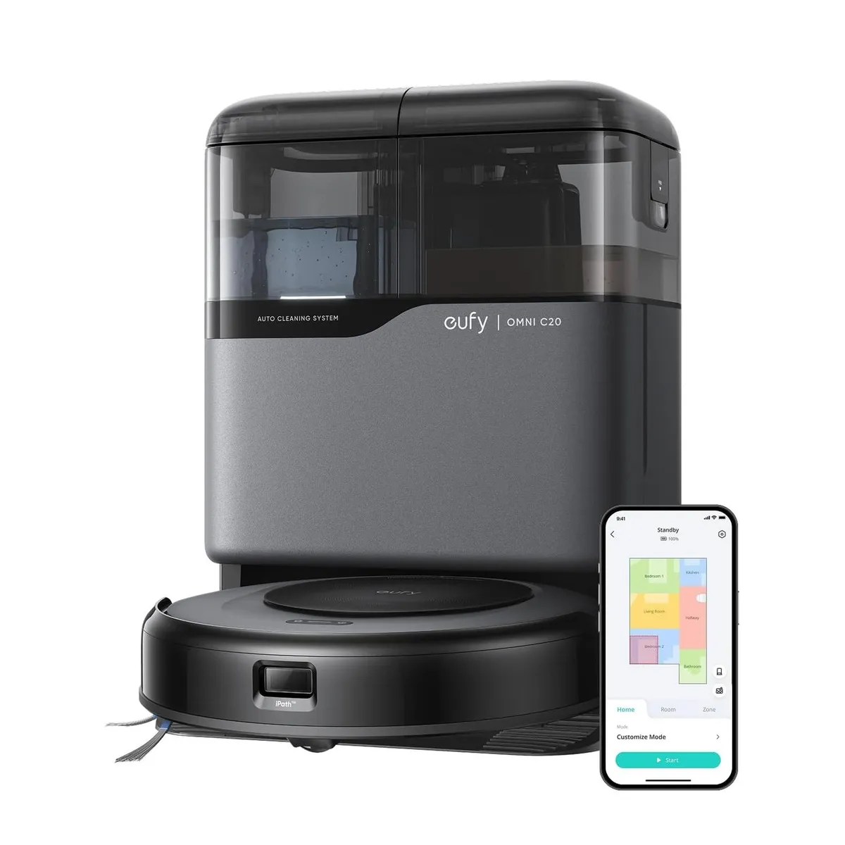 ANKER - eufy Robot Vacuum Omni C20 B2C - US Black Iteration 1