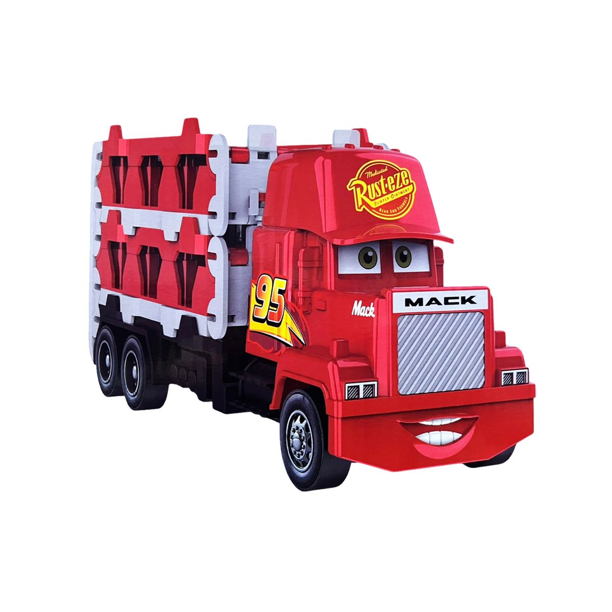 DISNEY PIXAR - Juguete Camión Contenedor de Cars 2 en 1 6709