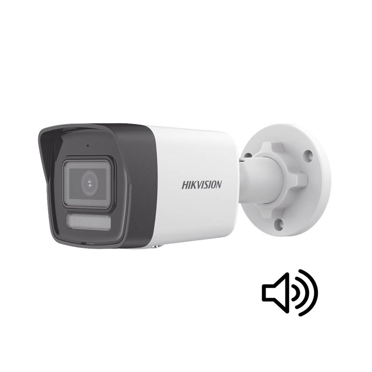 HIKVISION - Hikvision DS-2CD1043G2-LIU Camara IP 4MP SMART HYBRID LIGHT 28MM con IR y audio