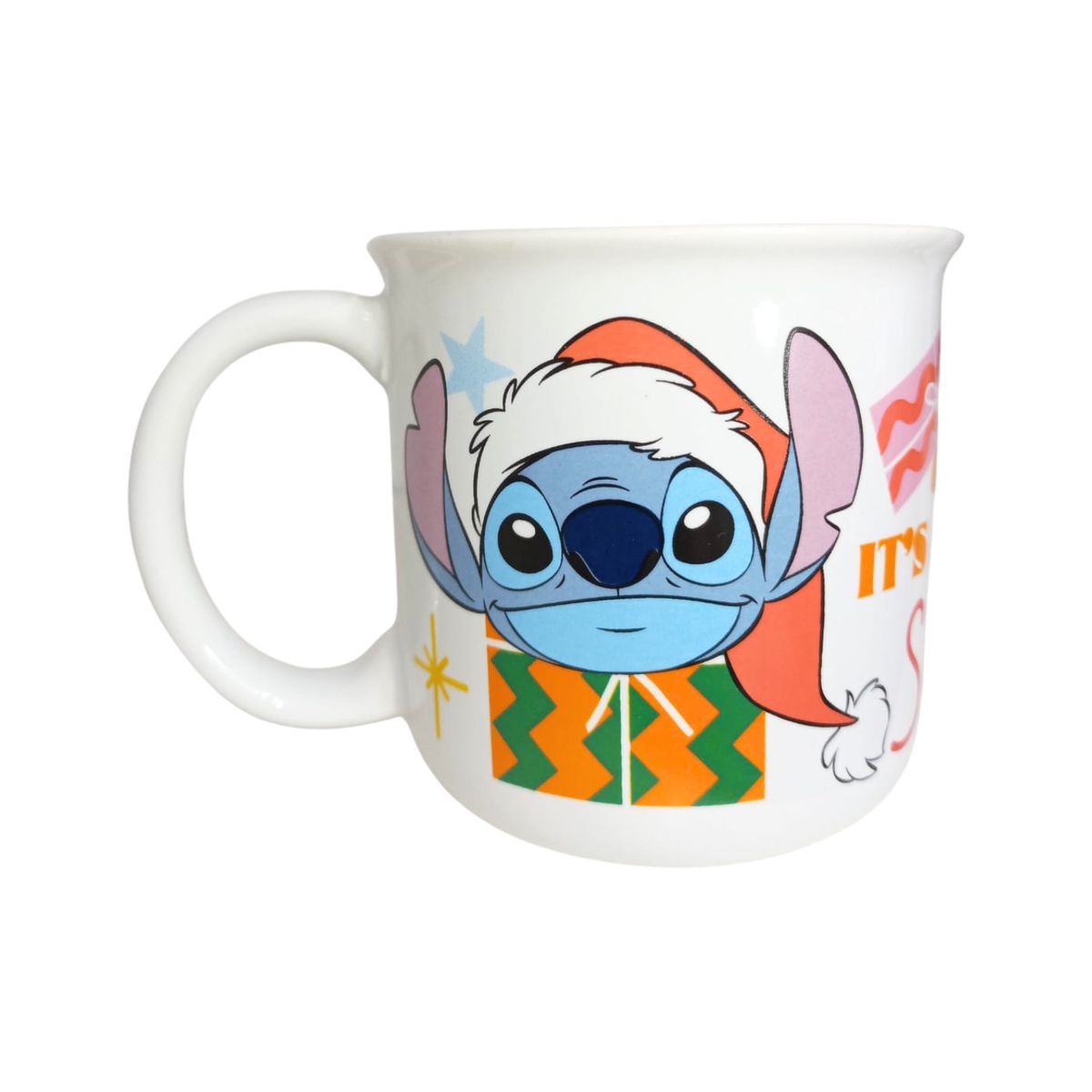 GENERICO - Taza Navidad de cerámica 414ml Stitch